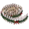 thumbnail image 1 of Mini Christmas Garden Fence, Wood Picket Ornament Fence for Village Landscape Home Garden , Small Decorative Fence for Crafts and Pot Display,2x35.4 Inch, 1 of 4