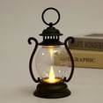 thumbnail image 1 of Mini Christmas Lantern String Lights – Vintage LED Oil Lamp Light Garland for Tree, Table, and Home Holiday Decorations, 1 of 5