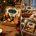 thumbnail image 1 of Mini Christmas Nativity Set in Tin Box with Holy Family Figurines Religious Christmas Decor Gift for Family Portable Pocket Nativity Scene for Travel Home Office Desk Tabletop Mantel, 1 of 7