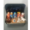thumbnail image 1 of Mini Christmas Nativity Set in Tin Box, Mini 3D Holy Family & Baby Jesus Figurines, Religious Christmas Decor Gift for Family & Loved Ones, Suitable for Interior Decoration, Religious Decoration, 1 of 7