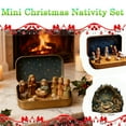 thumbnail image 1 of Mini Christmas Nativity Set in Tin Box, Mini Holy Family Figurines, Handcrafted Resin Nativity Scene, Portable Religious Christmas Decor, Meaningful Holiday Gift for Family Home Display, AKLJWH, 1 of 8