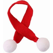 Mini Christmas Scarf Set Tiny Santa Hats for Crafts Small Christmas Tree Ornaments Decorations for DIY Craft Art Snowman Doll(Red)