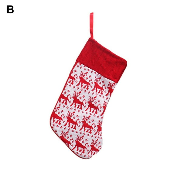 Mini Christmas Stockings Set, Small Rustic Felt Red Plaid Xmas Stockings Gift Card Bags Holders, Christmas Tree Decorations Xmas Party Ornament