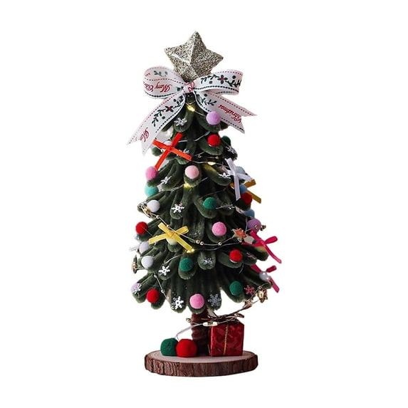 Mini Christmas Tree 2025, Tabletop Christmas Tree for Indoor Christmas Decorations Holiday Party Ornagment, Christmas Centerpieces for Tables