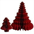 thumbnail image 1 of Mini Christmas Tree 3D Paper Decoration Christmas Photo Props Decoration New Year Home Decor Red,2 * Origami Christmas Tree,Red, 1 of 4