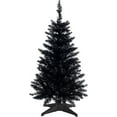 thumbnail image 1 of Mini Christmas Tree 3FT Artificial Desktop Xmas Tree for Christmas Halloween Decor with 160 Branch Tips,Black, 1 of 15