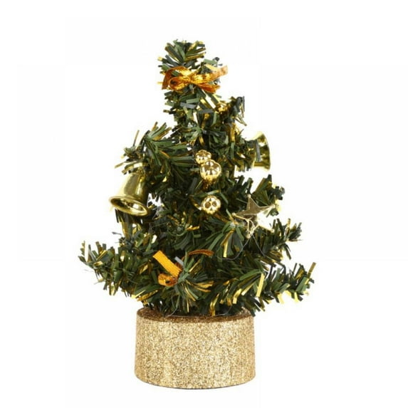 Mini Christmas Tree Artificial Christmas Tree Decorations Miniature Christmas Tree for Home Holiday Christmas Desk Decorations