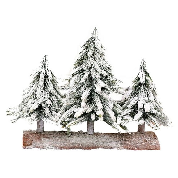 Mini Christmas Tree Artificial Green Plants Shopping Mall Window Decor Desktop Decoration