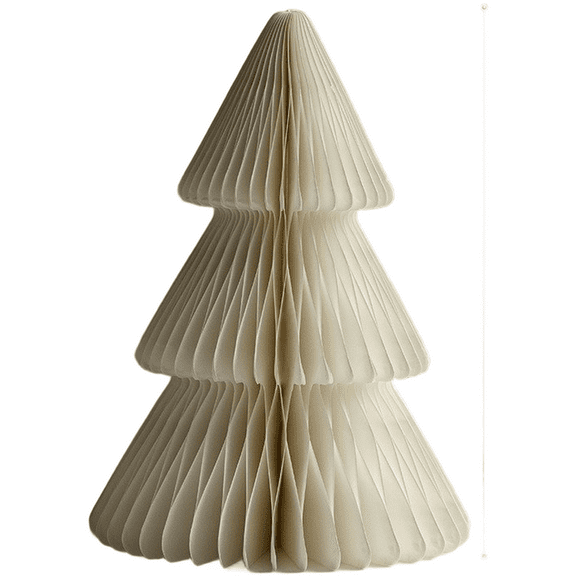 Mini Christmas Tree Decorations Paper Origami Holiday Scene Props