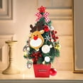 thumbnail image 1 of Mini Christmas Tree, LED Light Tabletop Christmas Tree, Small Christmas Tree with Lights for Home Office Decor, 50Cm Artificial Xmas Tree with Battery-Operated Lights for Christmas Decorations, 1 of 7