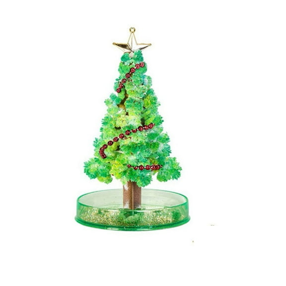 Mini Christmas Tree Magic Growing, Paper Tree Colorful DIY Crystal Growing Kit/Ornaments Decoration Toy Novelty Xmas Gift Boys Girls Science Kits & Toys The best Christmas gift