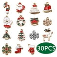 Mini Christmas Tree Ornaments Small Metal Ornaments for Tree
