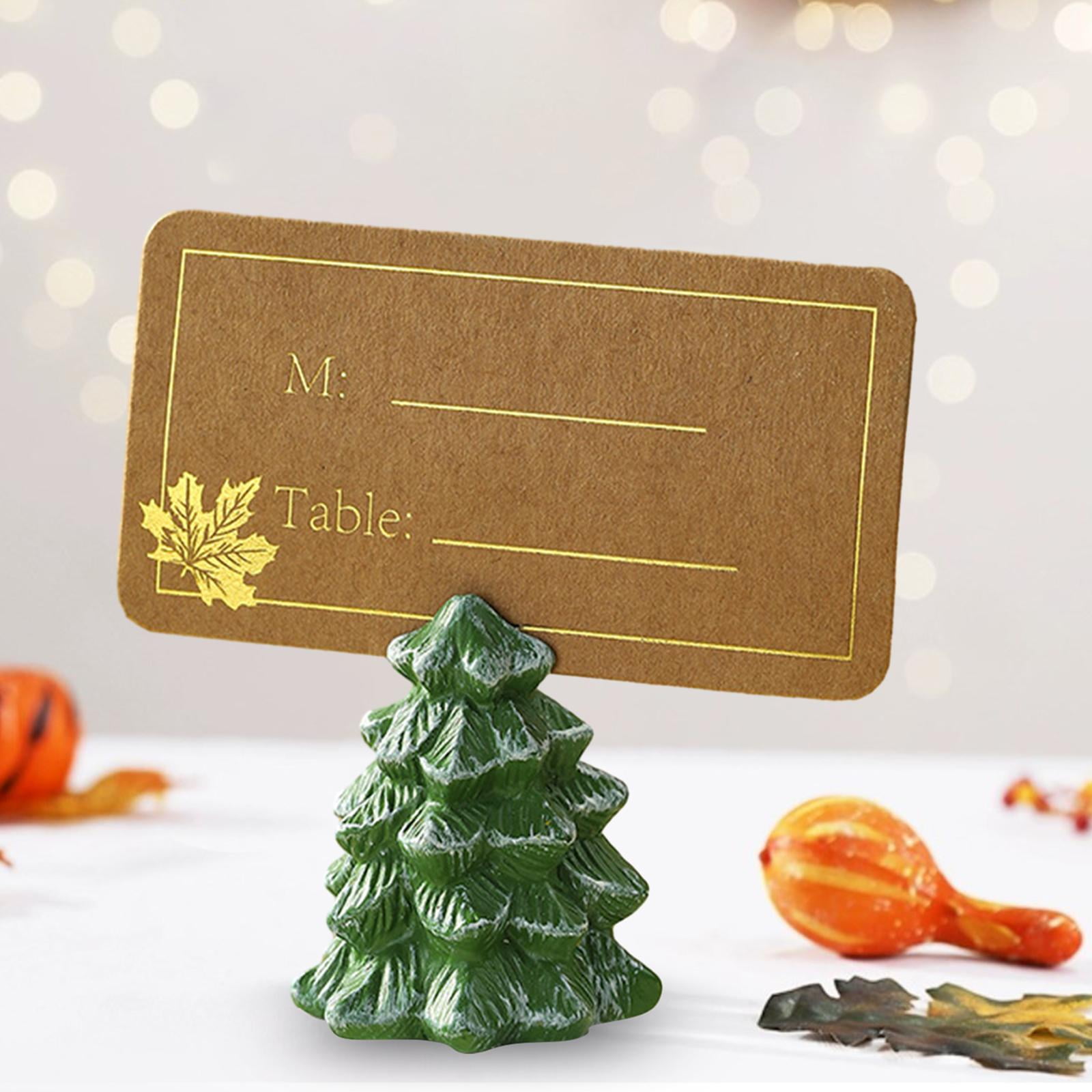 Mini Christmas Tree Place Card Holders Christmas Tree Note Holder Christmas Tree Seat Clip for