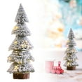 thumbnail image 1 of Mini Christmas Tree Set, Bottle Brush Trees, Flocked Xmas Village, Small Artificial Trees, Winter Holiday Decor, Tabletop Decorations for Home, 1 of 5