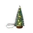 thumbnail image 1 of Mini Christmas Tree with Snow LED Lights Artificial Mini Decorative Xmas Tree, Desktop Small Pine Tree with Wood Base for Christmas Holiday Party Home Tabletop Christmas Decoration, 1 of 6