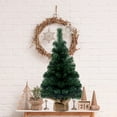 thumbnail image 1 of Mini Christmas Tree for Tabletop Decor - Small Artificial Holiday Tree for Home Office Party Dining Table Mantel Desktop Festive Decorations, 1 of 9