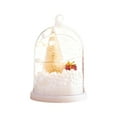 thumbnail image 1 of Mini Christmas Tree in Dome with LED Lights, Tabletop Night Light for Xmas Decor, Creative Holiday Gift for Home, Office, and Desktop Display, 1 of 5