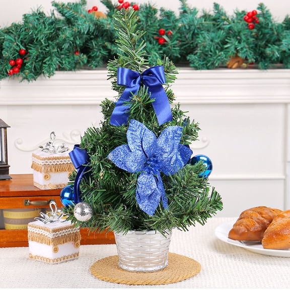 Mini Christmas Trees 16" Flocked Bottle Brush Small Christmas Trees for Tabletop Christmas Decor Winter Holiday Table Decorations Christmas Village Crafts christmas ornament