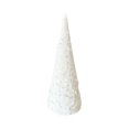 thumbnail image 1 of Mini Christmas Velvet Cone Tree Tabletop Decor with Glitter Sequins and Confetti, Modern Farmhouse Ornament for Mantel Shelf Dining Table Centerpiece, Winter Holiday Home Accent 7.8 Inch, 1 of 5