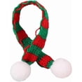 thumbnail image 1 of Mini Christmas Wool Scarf - Cute Decorative Accessory for Plush Dolls, Small Toys, Gift Wrapping or Holiday Displays, Soft and Festive Scarf Decoration for Christmas, A, 1 of 2