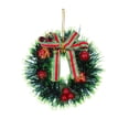 thumbnail image 1 of Mini Christmas Wreaths Small Hanging Decorations,Artificial Holiday Wreath Ornament for Christmas Tree Decor,Floral Garland Wreath for Door Window Wall Mantle DIY Xmas Party Indoor Outdoor Decoration, 1 of 2