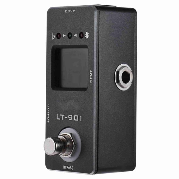 Mini Chromatic Guitar Tuner Pedal Effect True Bypass LCD Display
