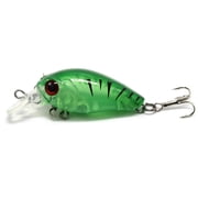 Mini Chubby Fishing Lure | 4g 4.8cm Swim Bait with Wobble Hooks - Ideal for Bass, Trout, Salmon - Shallow & Deep Diving, Multi-Color Plastic Simulation