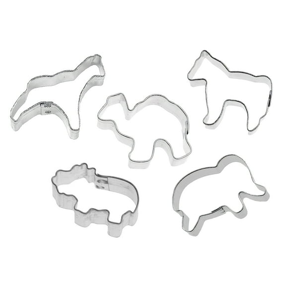 Mini Circus Animals 5 Piece Cookie Cutter Set - The Cookie Cutter Shop - Tin Plate Steel