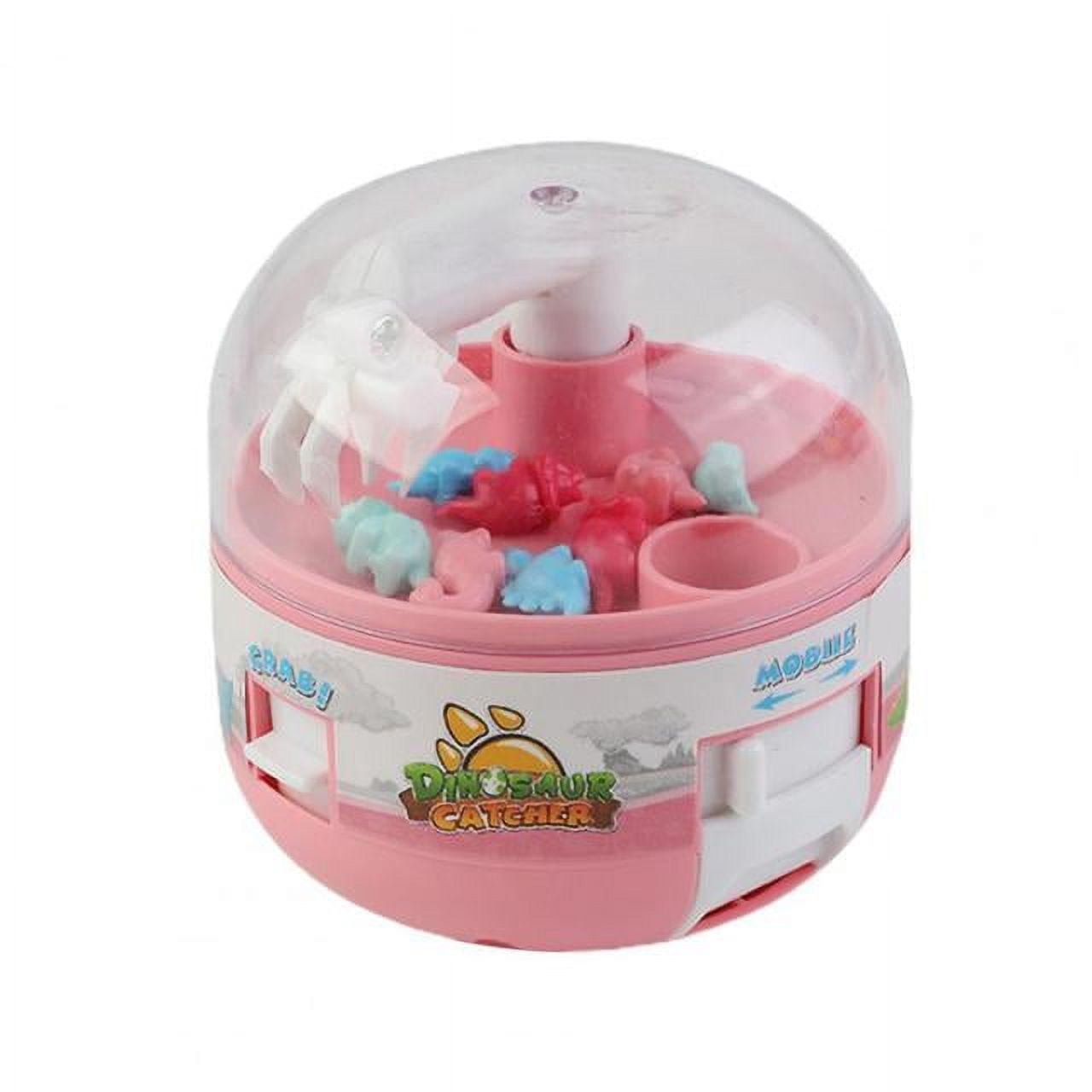 Uszeoka Mini Claw Machine for Kids,Toy Grabber,24 Tiny Stuff  prizes,Dinosaur prizes Game,Miniature Things,Suitable for Birthday Gifts  for 3,4,5,6,7