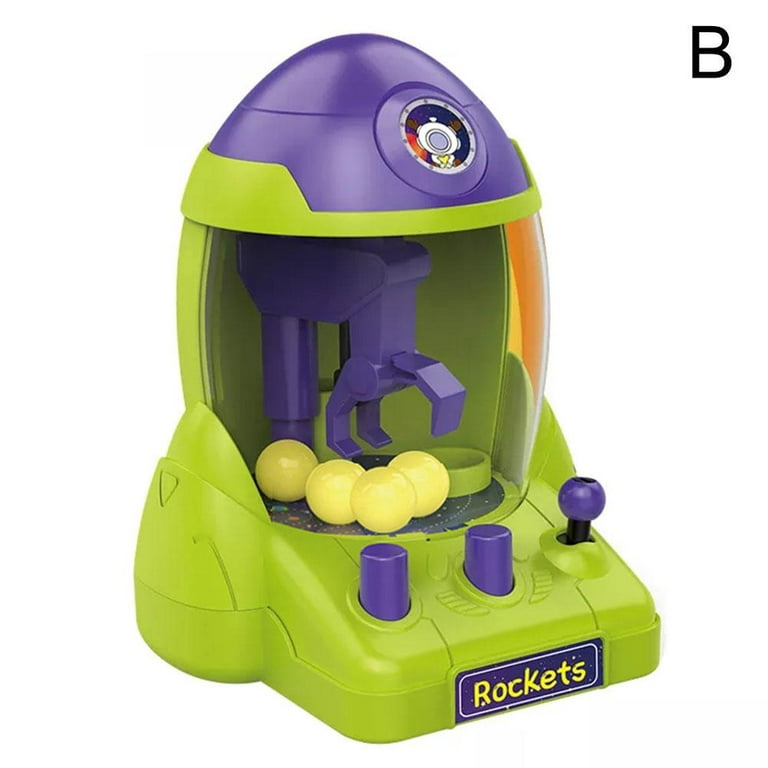 Mini Claw Machine Toy Egg-shaped Claw Machine Kids Sugar Prizes Machixpct  N2D1