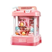 Mini Claw Machine Toy, Home Arcade Game, 180  Rotatable Claw, Music and Lights, USB Powered for 3-5 Years
