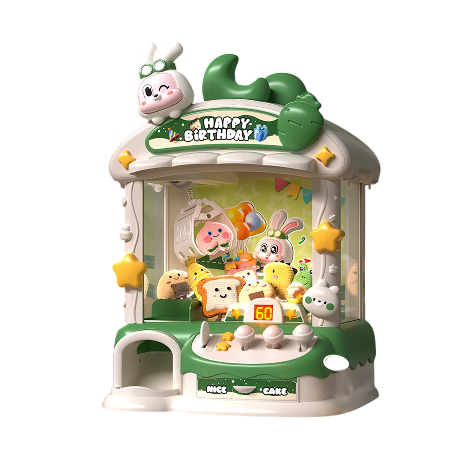 Mini Claw Machine Toy, Home Arcade Game, 180° Rotatable Claw, Music and ...
