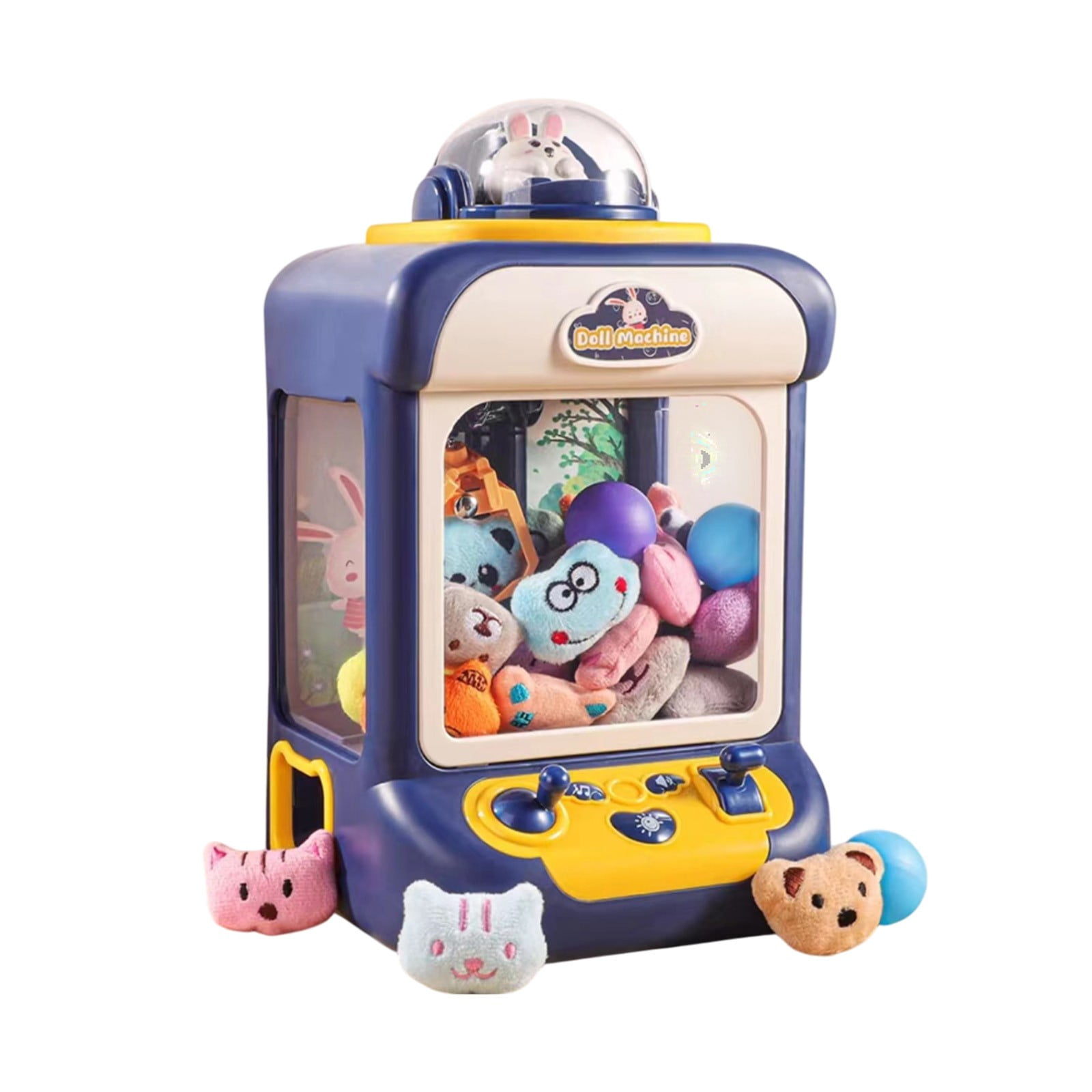 Mini Claw Machine Toy, Home Arcade Game, 180° Rotatable Claw, Music and ...