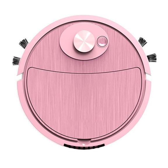 Mini Cleaner Sweeping Robot Super Suction Low Noise One Start Rechargeable Vacuum Cleaner Sweeping Mopping Robot Memory Multiple Cleaning Modes Pink One Size