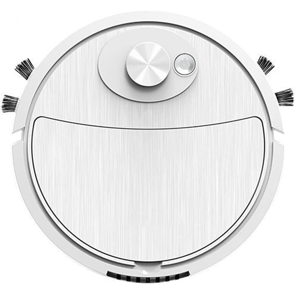 Mini Cleaner Sweeping Robot Super Suction Low Noise One Start Rechargeable Vacuum Cleaner Sweeping Mopping Robot Memory Multiple Cleaning Modes White One Size