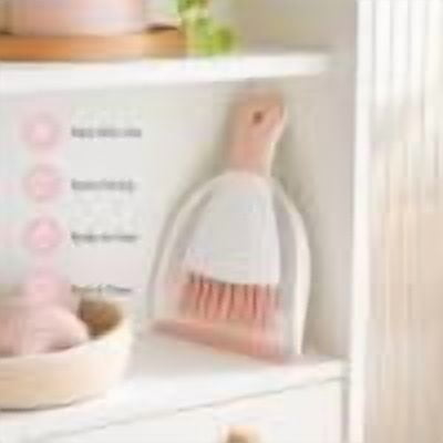 Mini Cleaning Brush Set With Recessed And Hanging Holes At The End Soft Bristles Suitable For Desktops Crevices And Dorm Rooms