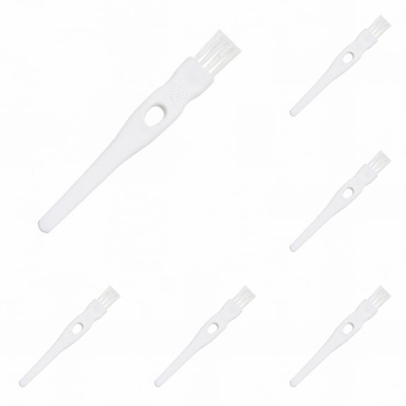 Mini Cleaning Brushes with Nylon Bristles, 6 Pack Precision Detail Cleaning Brush Set for Razor, Electric Shaver, Nose Hair Trimmer, Mug Lid, Keyboard, Bottle Lid, Small Crevices, Household Cleaning