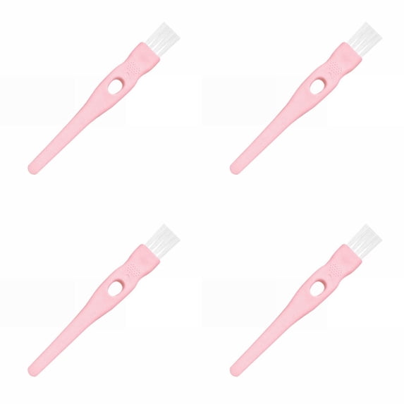 Mini Cleaning Brushes, Plastic Detail Cleaner Brushes for Keyboards, Anti Static ESD Brush with Nylon Bristles for Electronics, Colored Handles, For Shavers, Razor Heads, Trimmers, Keyboards, 4.3"