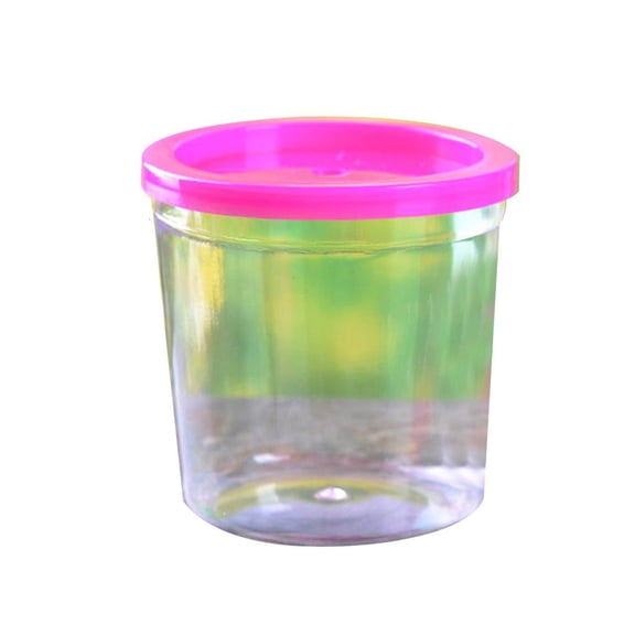 Giaone Mini Plastic Aquariums Clear Fish Bowls Betta Cups Fishkeeper for Tadpoles