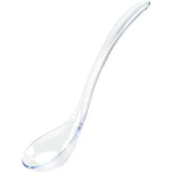 Mini Clear Plastic Ladle – Disposable, Small Plastic Serving Spoon for Sauce, Gravy, Soup, Appetizers, Desserts, Catering, Buffet, Parties, Events, Tastings (144)