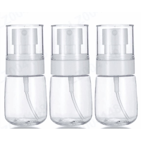 Mini Clear Plastic Spray Bottles – Fine Mist Travel Essentials for On-the-Go Convenience