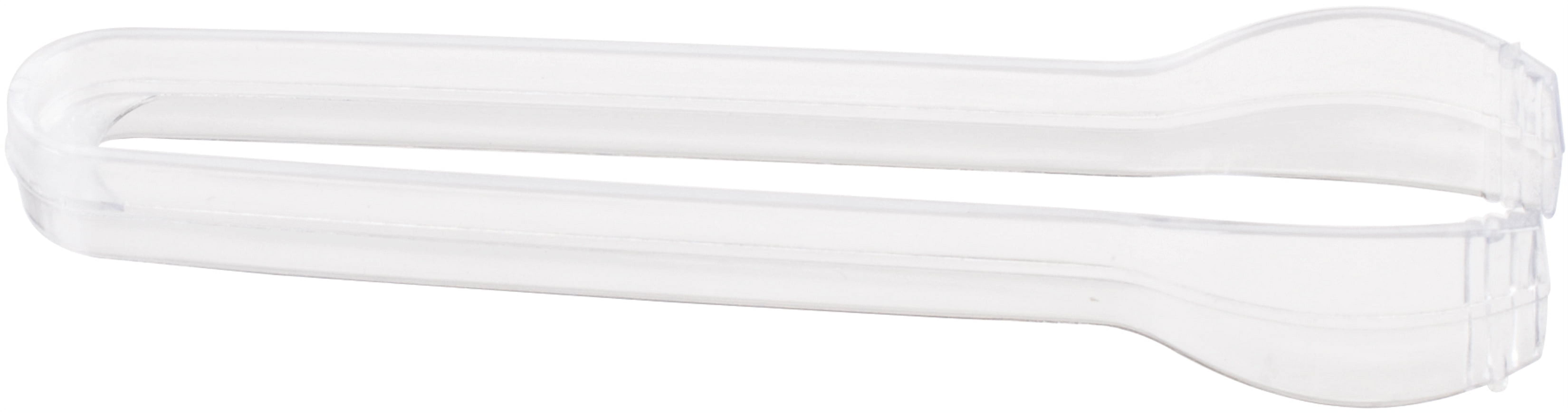 Mini Clear Plastic Tongs, 12ct