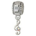 thumbnail image 1 of Mini Clef with AB Crystal - Lil Sister Charm Bead, 1 of 1