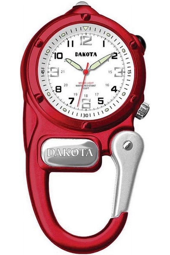 Mini Clip Microlight Watch Red
