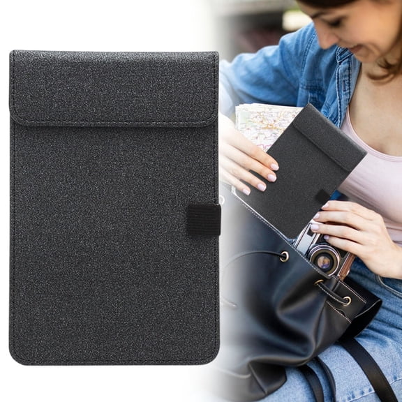 Mini Clipboard, A6 Leather Small Clipboard, A6 Size Magnetic Writing Clip Boards for Business, Office,Restaurant and Hotel Featuring Soft Wear Resistance