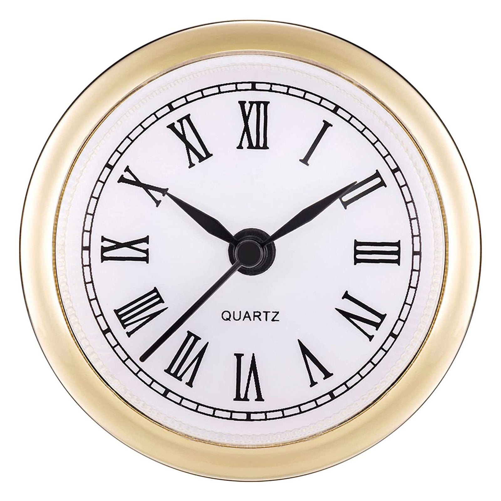 Mini Clock Insert 2.4 Inch 61mm Round Quartz Clock Fitup Movement
