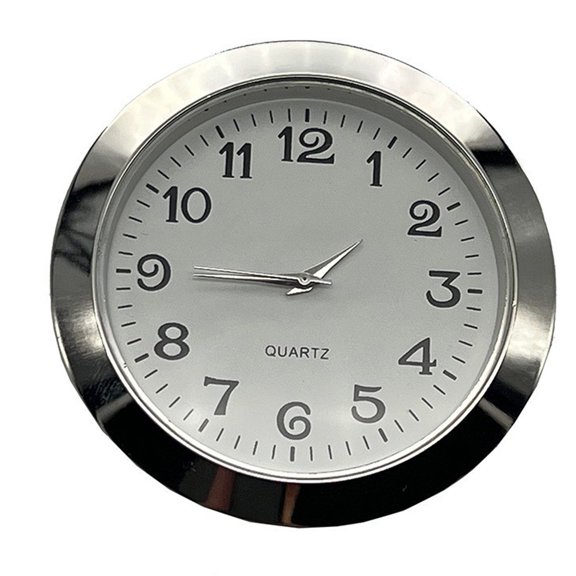 Mini Clock Insert Quartz Movement Round 55mm Round Quartz Clock Insert Arabic Numerals DIY Crafts For Home Decoration Clocks