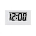 thumbnail image 1 of Mini Clock Triangle LED Screen Lectronic Digital Alarm Screen Desktop Clock for Home Office Table Bedroom Decor White, 1 of 8