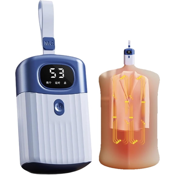 Mini Clothes Dryer Plastic Foldable Quiet Fast Drying Machine for Apartment RV Travel