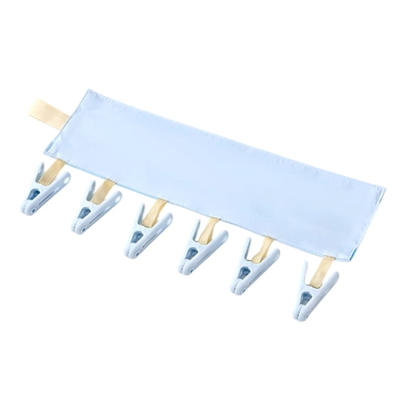Mini Clothespins Travel Hangers Foldable Portable Clothes Hangers 6 Clips for Swimsuit Towel & Sock Drying Rack Cruise Dorms Travel – Travel Hanger Clips Cruise Ship Essentials Portable Folding
